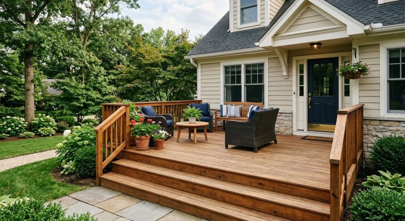 Front Deck Construction in Norwalk, CT