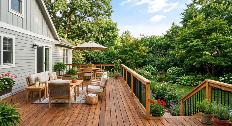 Wooden Patio Installation in Norwalk, CT