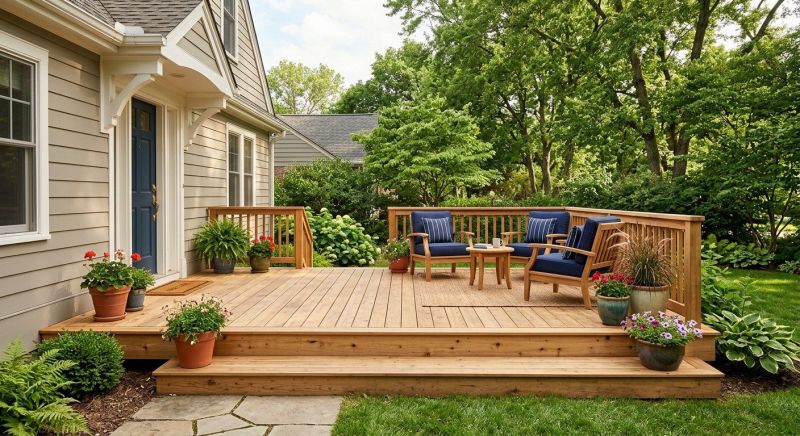 Wooden Patio Installation in Seattle, WA